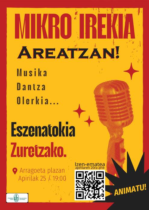 Mikro irekia Areatzan