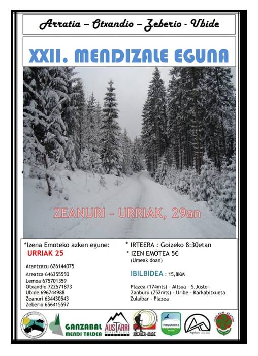 Arratia-Otxandio-Ubide-Zeberio Mendizale Eguna