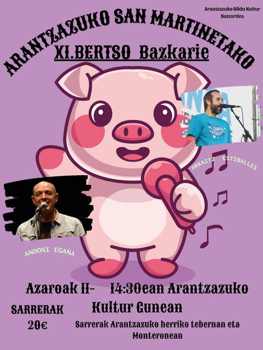 Sanmartinetako Bertso Bazkaria Arantzazun