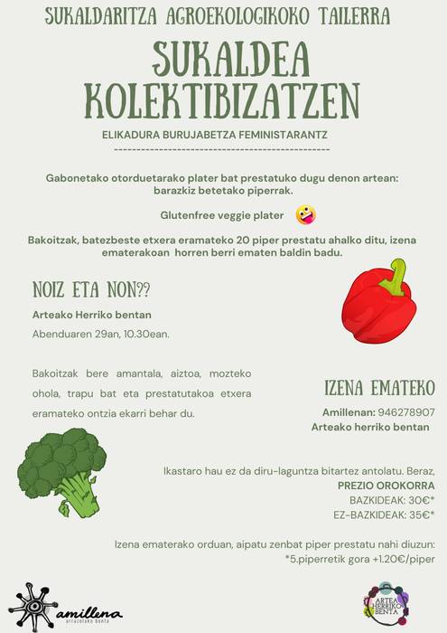 Sukaldaritza tailerra Herriko Bentan