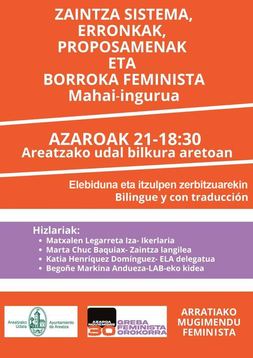 Mahai-ingurua Areatzan