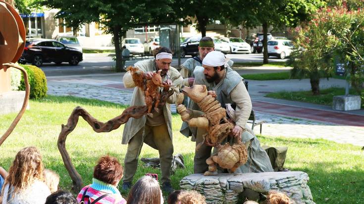 Udako solstizioaren gaineko ikuskizun artistikoa Igorren