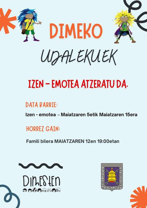 Udalekuetako batzarra Diman